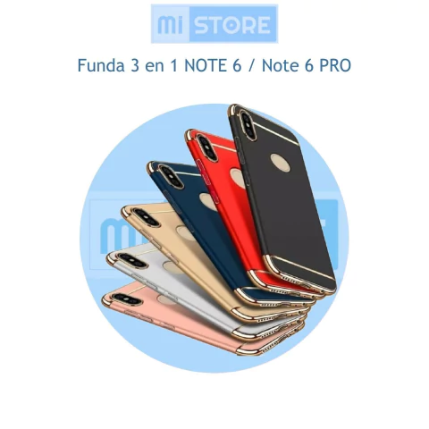 Funda 3 en 1 NOTE 6 / Note 6 PRO
