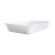 Batea Plástica Blanca Desesplast Set X10 - 30x22x6.5 Cm - comprar online
