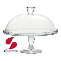 Plato Torta Pasabache Con Pie Campana 32 Cm Tortera Eventos Blanco - Bazar Gadol