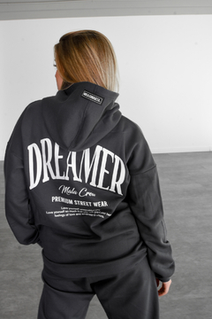 Hoodie DREAMER (Gris) - Mala Conducta