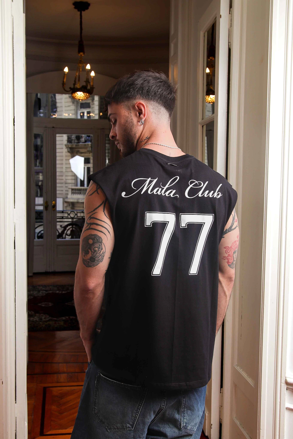 Sudadera MALA CLUB 77 NEGRA