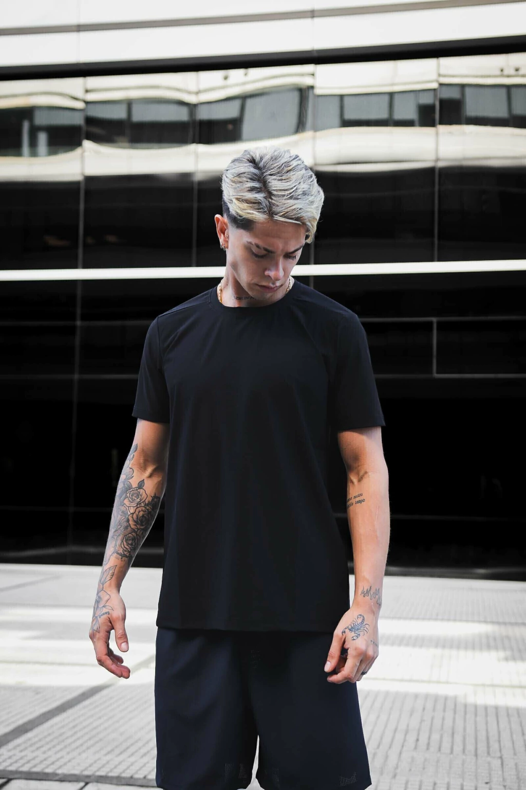 Remera DEPORTIVA DRY FIT (Negro)
