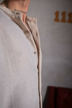 Camisa MYKONOS LINO (Beige) en internet