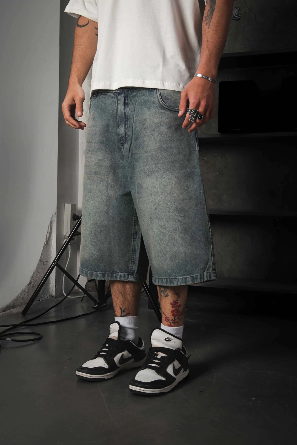 Bermuda baggy SILVER