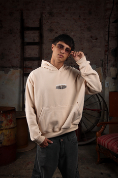 Hoodie Boxy MEMORIES (Beige) - tienda online