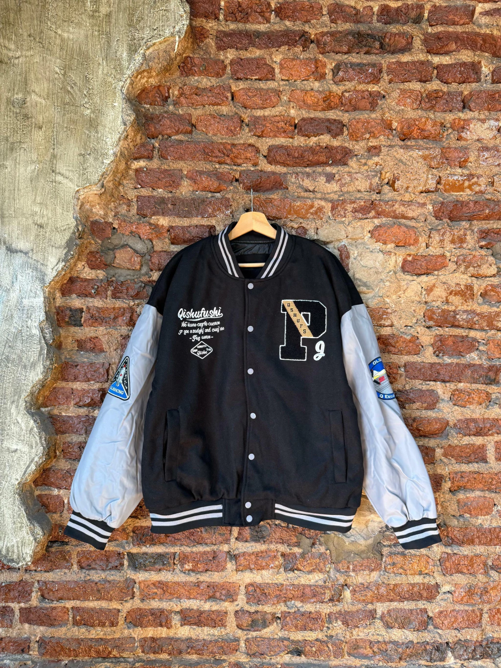 Chaqueta VARSITY PAUL (Gris)