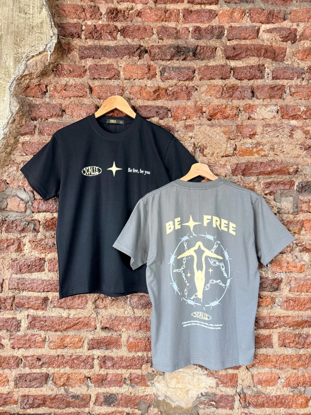 Remera over BE FREE (KIDS)