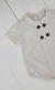 Body Yan Off White mesclas cinzas - Click Newborn