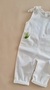 Jardineira Fleur Off White - comprar online