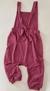 Jardineira Hugo de Malha Suede - comprar online
