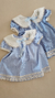 Vestido Aurora Azul Claro - Click Newborn