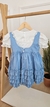 Vestido e Salopete Azul - Click Newborn