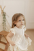 Vestido Creme floral - Click Newborn