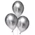 10 Globos chrome Plateados 12" en internet