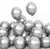 10 Globos chrome Plateados 12"