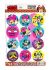 12 Calcos de Minnie troquelados