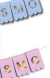 Banderín Bautismo con Pintitas - comprar online