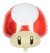 Globo Hongos Mario bros 45cm