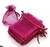 10 bolsas de Organza Fucsia 9x12
