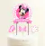 Topper Minnie Rosa para torta