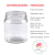 Frasco Morroneo de vidrio 200cc ideal para velas