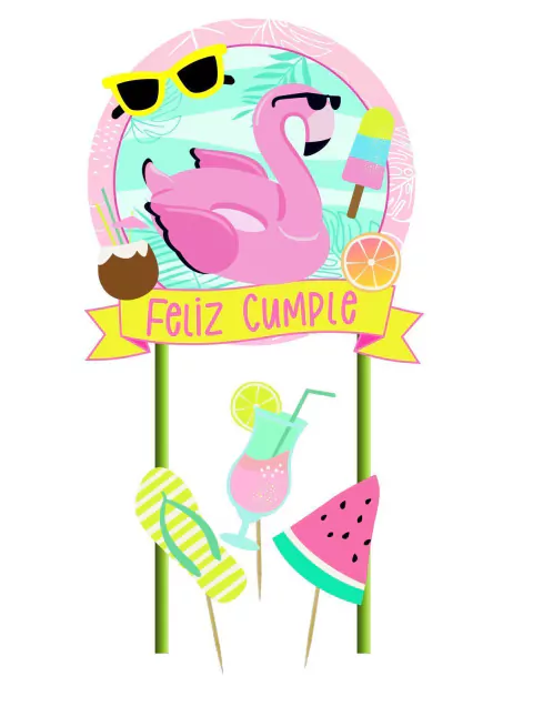 Topper FLAMENCO + 3 pinchos