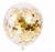 5 globos de Latex Cristal con Confetti Dorado - buy online