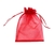 10 bolsas de Organza Bordo 9 x 12 cm