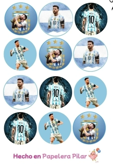 Calcos de Argentina/Messi /Mundial
