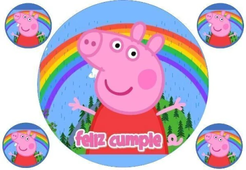 lamina de arroz Peppa Ping