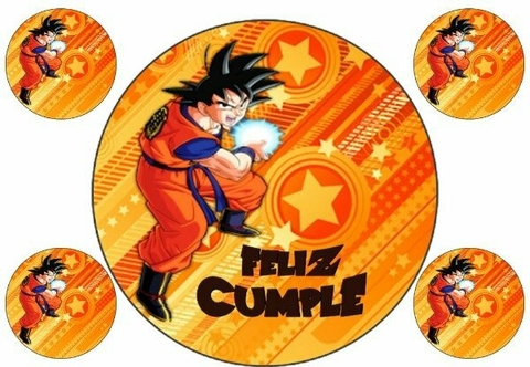 Lamina de arroz Dragon Ball / Goku