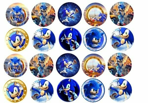 Lamina ChocoTransfer Comestibles Sonic