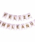 Banderín feliz cumpleaños Doble stamping celeste - comprar online