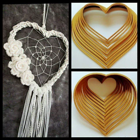 20 Aros CORAZÓN de distintas medidas.