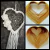 20 Aros CORAZÓN de distintas medidas.