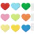 10 Corazones rojos de Cartulina en internet