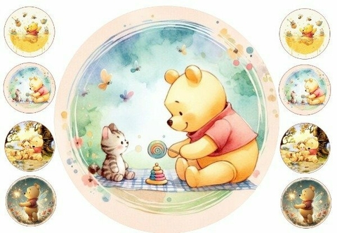 Lamina de arroz De Winnie Pooh