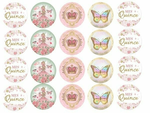 Lamina ChocoTransfer Comestibles Mis 15 Años