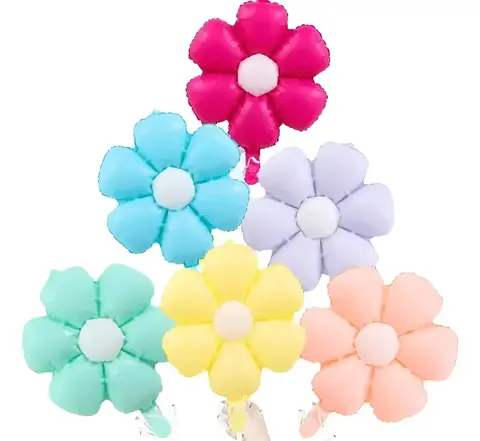 Globos Flor Colores pastel 70cm