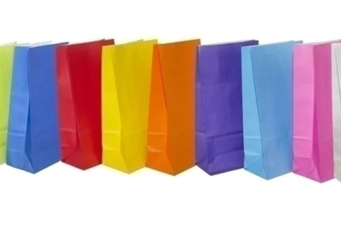 10 Bolsas Golosineras colores fuertes