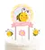 Topper Abejita con flores Amarillo + 3 pinches