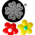 Clips para armado de flores en globos - tienda online