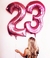 Globo Número 32" Fucsia (75cm)