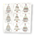 Calcos Transparentes de Navidad - comprar online