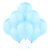 10 globos Celestes de 10" latex