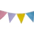 Banderin de Friselina en colores Pasteles