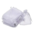 10 Bolsas de Organza Blancas