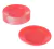 10 platos Rojos descartables