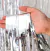 Cortina Metalizada plata