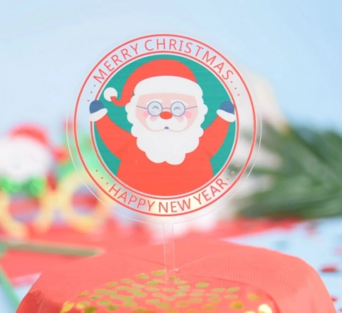 Topper de navidad Papa Noel